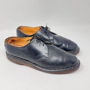 Dr. Martens 1461 Oxford Dress Shoes Made in England Black Leather Classic